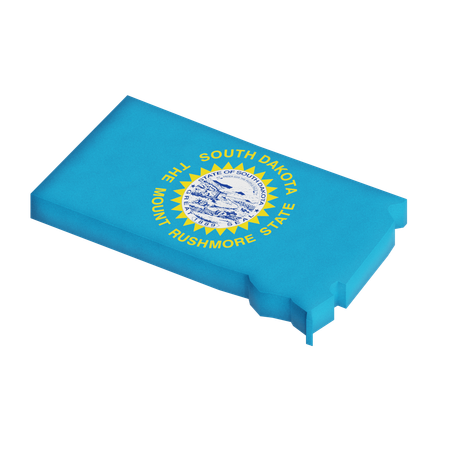 South Dakota  3D Icon