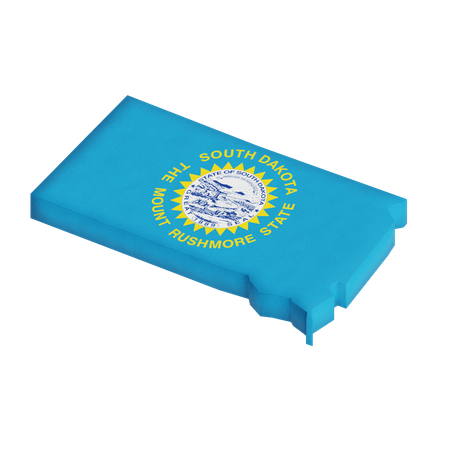 South Dakota  3D Icon