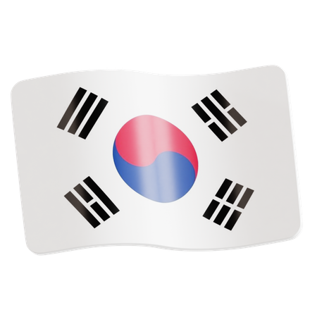 South Korea  3D Icon
