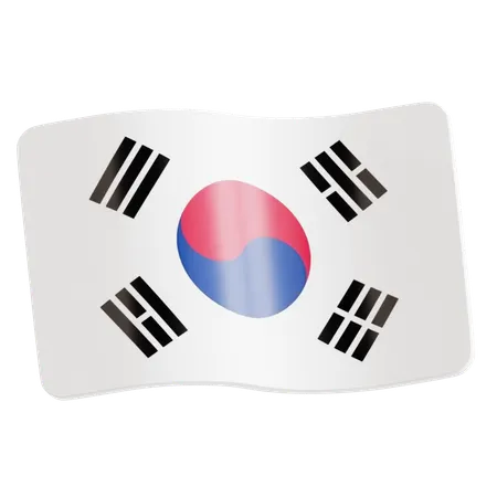 South Korea  3D Icon