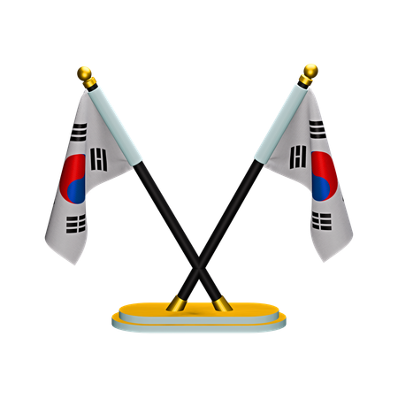 South Korea Flag  3D Icon