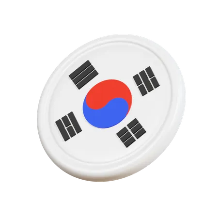 South Korean  3D Icon