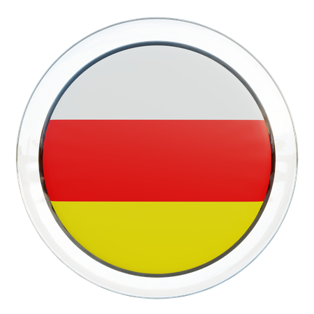 South Ossetia Flag  3D Flag