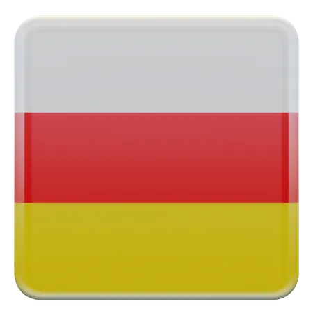South Ossetia Flag  3D Flag