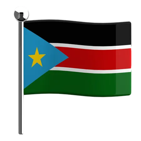 South sudan  3D Icon