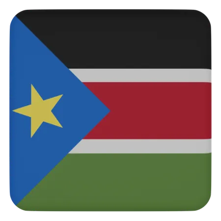 South Sudan  3D Icon