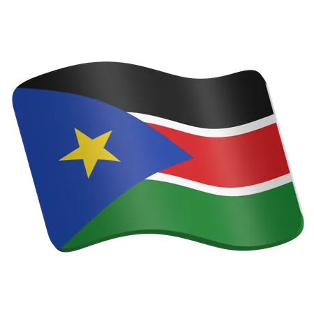 South Sudan  3D Icon