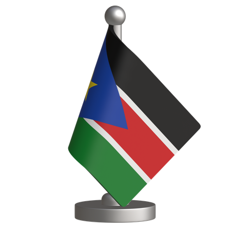 South Sudan  3D Icon