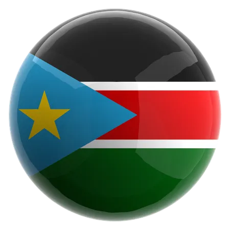 South Sudan  3D Icon