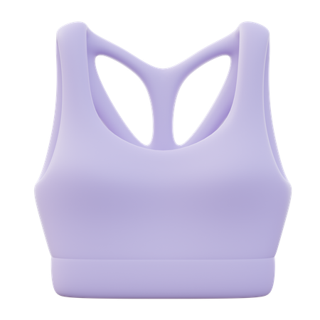 Soutien-gorge d'exercice femmes  3D Icon