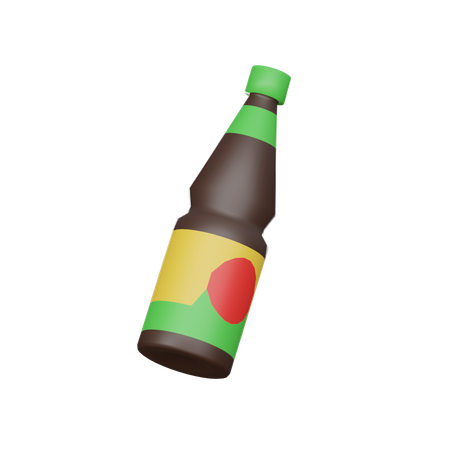 Soy sauce  3D Icon