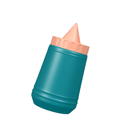 Soy Sauce Bottle  3D Icon