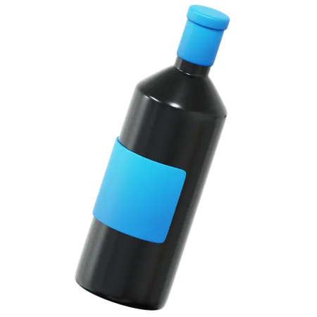 Soy Sauce Bottle  3D Icon