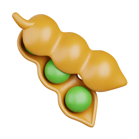 Soybean  3D Icon