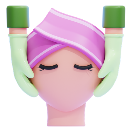 온천  3D Icon