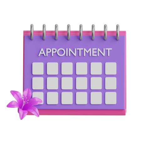 Spa Appointment  3D Icon