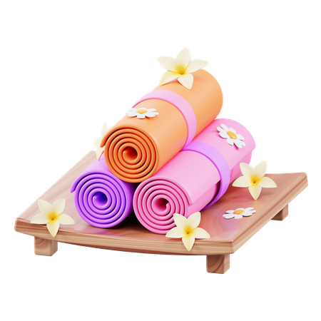 Spa Towel  3D Icon