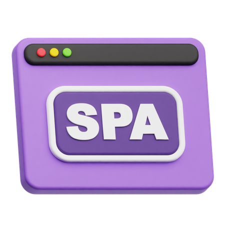 Spa Website  3D Icon
