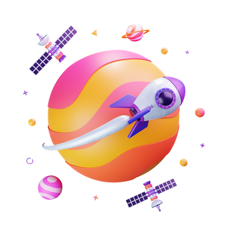 Space  3D Icon