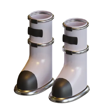 3 D Space Boots Icon For Space Design 3D Icon