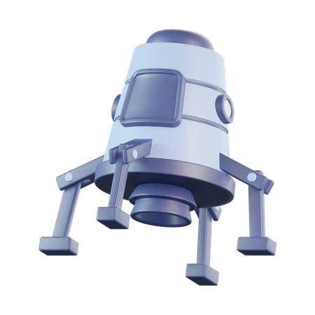 Space Capsule  3D Icon