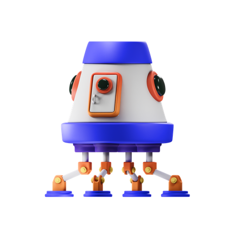 Space Capsule  3D Icon