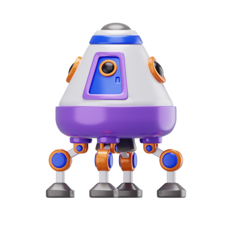 Space Capsule  3D Icon