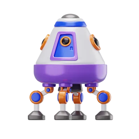 Space Capsule  3D Icon