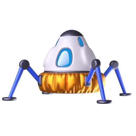 Space Capsule  3D Icon