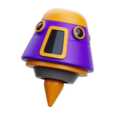 Space Capsule  3D Icon