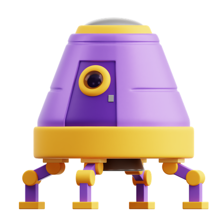 Space Capsule  3D Icon