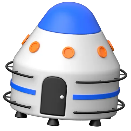 Space Capsule  3D Icon