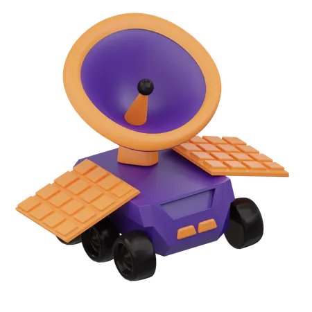 Space Car  3D Icon