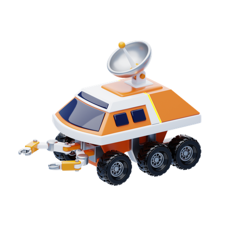 Space Explorer Robot  3D Icon