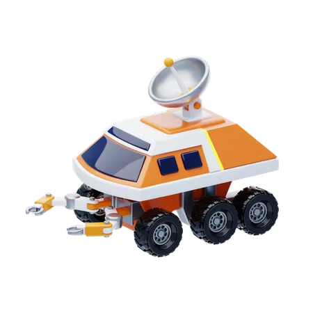 Space Explorer Robot  3D Icon