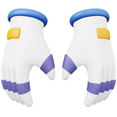 Space Gloves 3D Icon