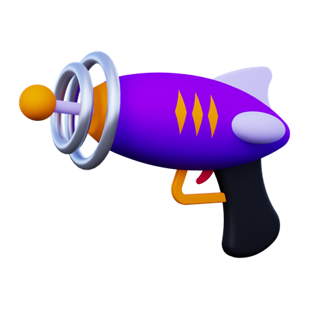 Space Gun  3D Icon