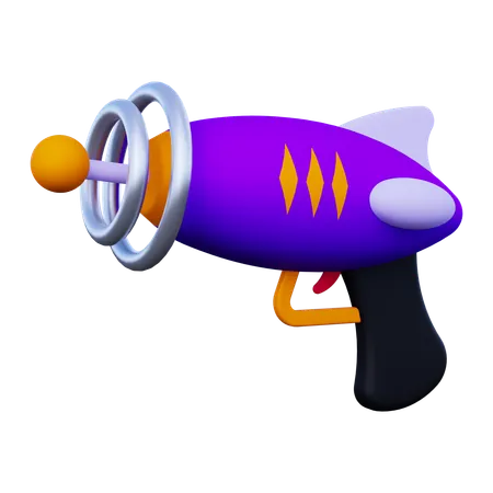 Space Gun  3D Icon