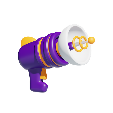 Space Gun  3D Icon