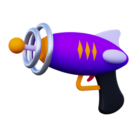 Space Gun  3D Icon