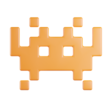 Space Invaders  3D Icon