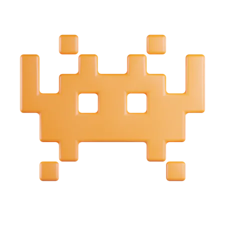 Space Invaders  3D Icon