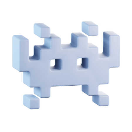 Space Invaders  3D Icon