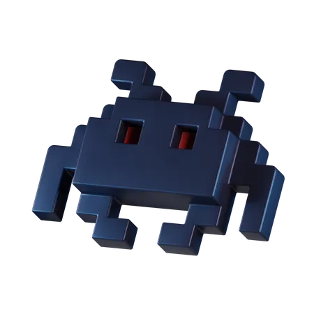 Space Invaders  3D Icon