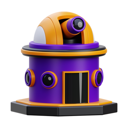 우주 관측소  3D Icon