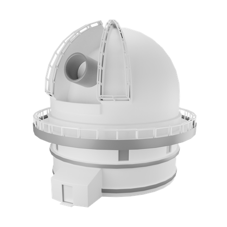 Space observatory  3D Icon
