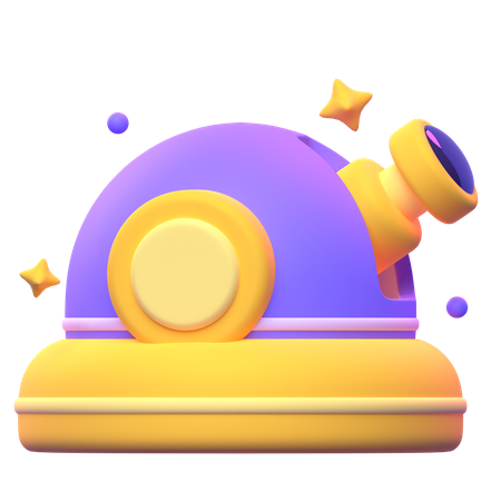Space Observatory  3D Icon