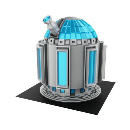 Space Observatory  3D Illustration