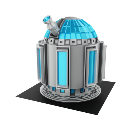 Space Observatory  3D Illustration