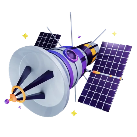 Space Probe  3D Icon